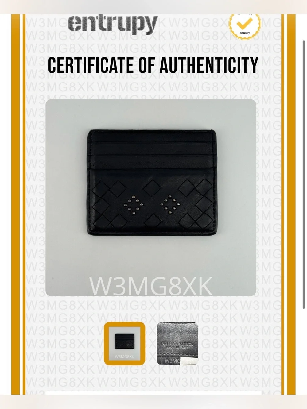 Bottega Veneta authentic bottega